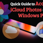How do I access I cloud photos from windows