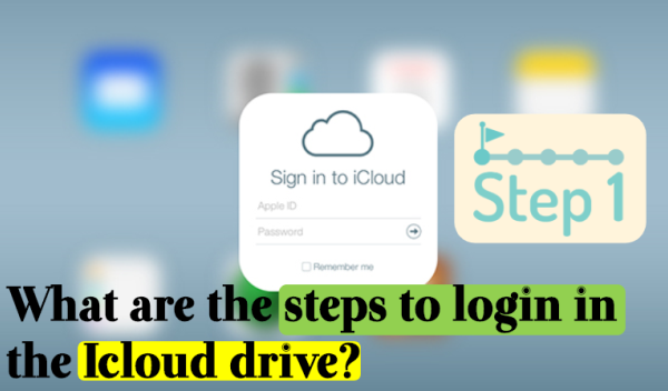 How to login into Icloud Drive: